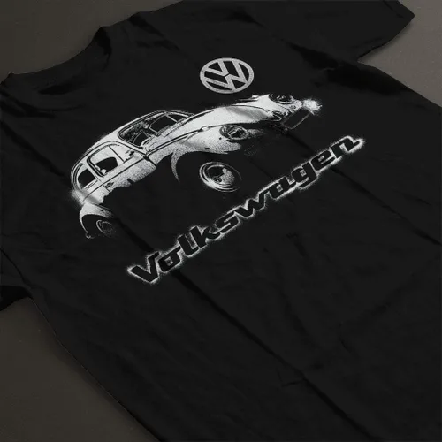 Vista 4 de Volkswagen Beetle Spray Paint Camiseta de mujer