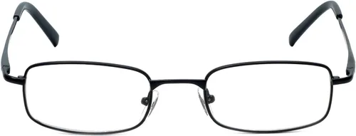 Vista 3 de Calabria R753 Rectangular Metal Reading Glasses for Men and Women –Full Rim Frame with Spring Hinges Lightweight Adjustable