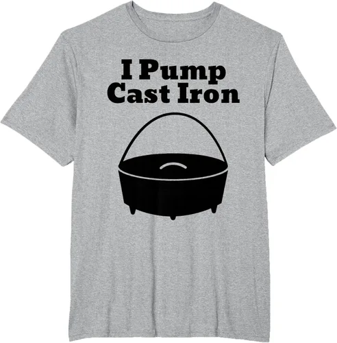 Vista 67 de I Pump - Camiseta de hierro fundido para cocinar al horno holandés