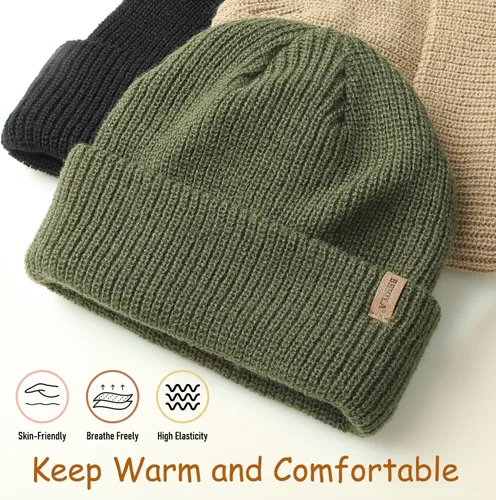 Vista 2 de Bebila Gorro de invierno para bebé, gorro de invierno para niños y niñas