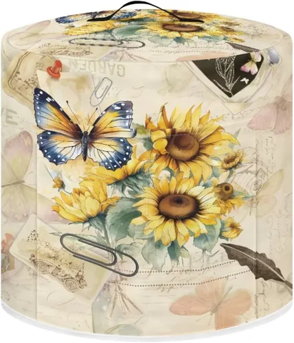 Vista 25 de Funda para freidora de aire para olla a presión eléctrica de 3 cuartos de galón con bolsillo, cubierta a prueba de polvo para electrodomésticos