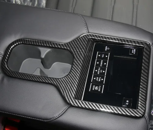 Vista 3 de Accesorios de coche aptos para Honda CR-V CRV 2017-2022 Cubierta trasera del panel de la taza de agua ABS 1 PC configuración baja