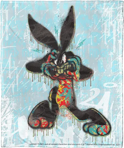 Vista 8 de Northwest Looney Tunes - Manta de seda táctil, 50 x 60 pulgadas, cuenco de cereales