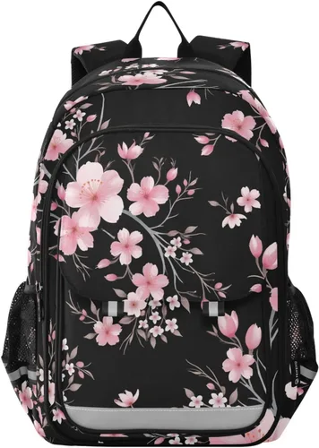 Vista 8 de ALAZA Moon Stars Alchemy Witch - Mochila para laptop para mujeres y hombres, bolsa de viaje casual con compartimento y múltiples bolsillos