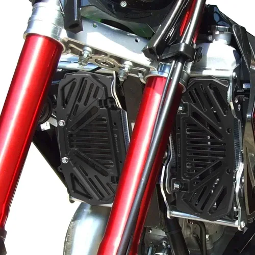 Vista 2 de KTM 125-500 ALL MODELS Cubierta protectora para radiador CNC Aluminium Radiator Grille 125丨150 SX 250丨350丨450