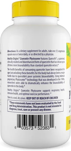 Vista 3 de Healthy Origins Fitosoma de quercetina 500 mg