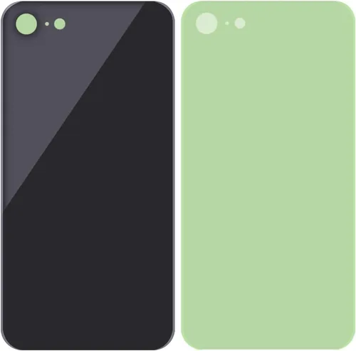 Vista 2 de MMOBIEL Reemplazo de cristal trasero compatible con iPhone SE 2020/8-4.7 pulgadas - Tapa trasera de cristal real - Incluye herramienta de apertura