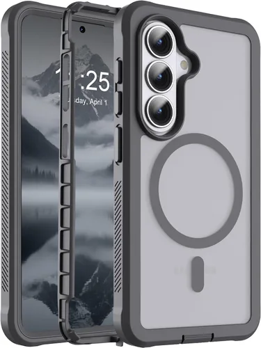 Vista 141 de Funda magnética para iPhone 17, protección resistente, color blanco antiguo