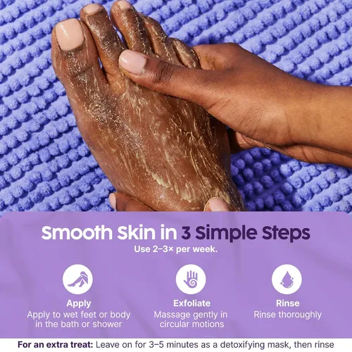 Vista 5 de FOOTLOGIX Exfoliante exfoliante de algas, 8.45 oz