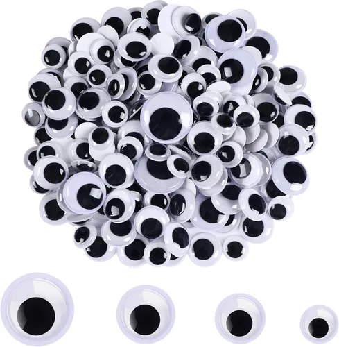 Vista 7 de FEBSNOW - 200 ojos autoadhesivos de 0.236 pulgadas para manualidades