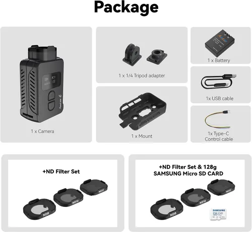 Vista 7 de RunCam Cámara de acción 6 4K FPV, mini cámara de video HD con WiFi EIS y GyroFlow HDMI PWM compatible con RC Plane Airplane Rocket RC Car FPV Drone