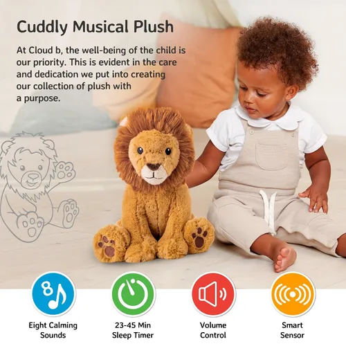 Vista 6 de Cloud b Máquina de sonido con ruido blanco y sonidos relajantes Animal de peluche tierno Configuraciones ajustables y apagado automático
