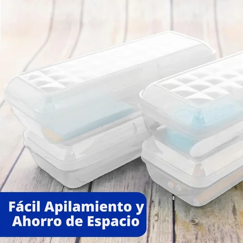 Vista 5 de BAZIC PRODUCTS LUCENT - Caja de lápices transparente, tapa con cierre a
