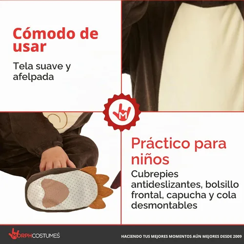 Vista 3 de Morph, Disfraz de mono para niños, disfraz de mono, disfraces de Halloween