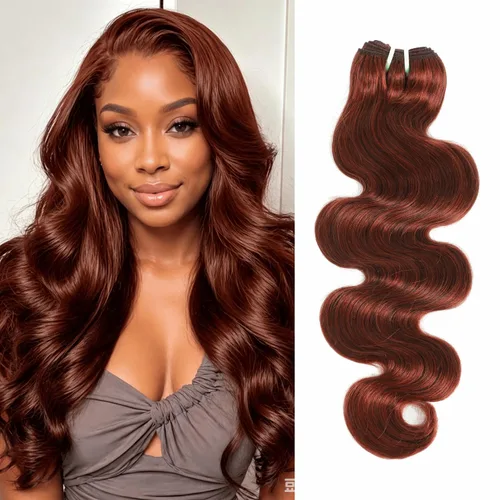 Vista 16 de Paquetes de Cabello Humano 13A Doble Extraído FB/27 Ondas del Cuerpo Color Rubio con Mechas, Rubio Miel con Negro Paquete Individual Cabello Humano