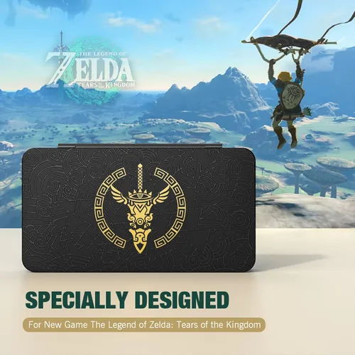 Vista 2 de MoKo Accesorios de almacenamiento para Switch con 1 funda de juego de 48 ranuras y 1 funda de transporte de viaje para interruptor