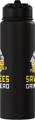 Vista 2 de Bees Honey Mead - Mead Making Brew Mead Stainless Steel Insulated Water Bottle