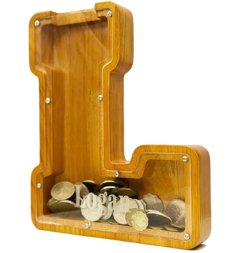 Vista 36 de Alcancía personalizada grande de madera con letras, alcancía de monedas, alcancía personalizada con nombre, puede usarse como regalo de Navidad