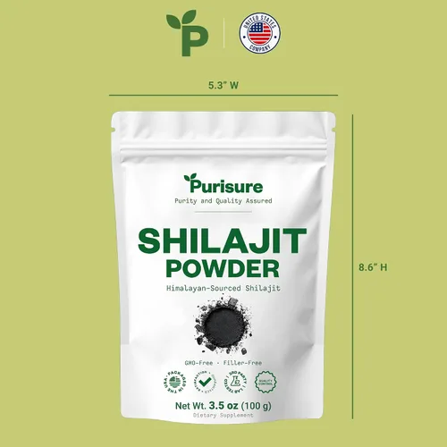 Vista 7 de Purisure Shilajit Suplemento en polvo, 3.53 oz, mineral puro del Himalaya con polvo de ácido fúlvico, compuesto de minerales fúlvicos puros 12:1