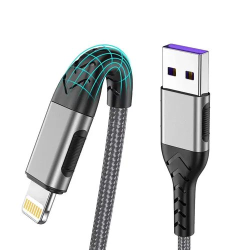 Vista 17 de Cargador de iPhone, [certificado Apple MFi] Paquete de 3 cables USB A de 1 pie para cable de carga rápida, cable de carga duradero de iPhone