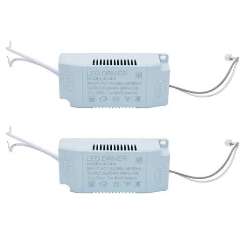 Vista 10 de Controlador LED de 1-3W, corriente constante 300mA CA 85-265V Salida 6-12V SM conector macho fuente de alimentación externa transformador