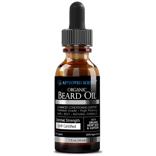 Vista 7 de Approved Science Aceite para barba – Promueve el crecimiento del cabello y combate la sequedad – Aceites de jojoba, argán y romero – Fórmula