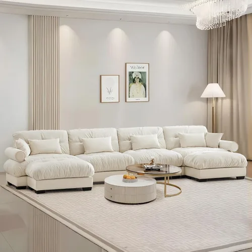 Vista 47 de SoarFlash Moderno sofá reclinable de terciopelo para sala de estar, sofá biplaza para apartamento, sofá de almacenamiento con marco de madera Azul