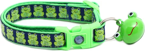 Vista 12 de Collar de gato de rana - Seguridad - Breakaway - Pugs2Persians (pequeño 10 libras y menos), azul)