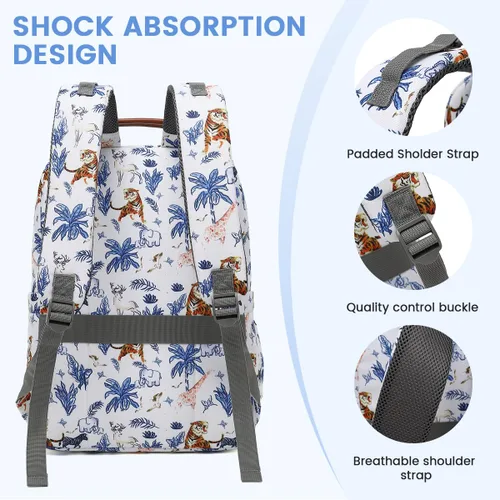 Vista 5 de BILLITON MSHI Mochila Bolsa para Pañales (Gris), Moderno