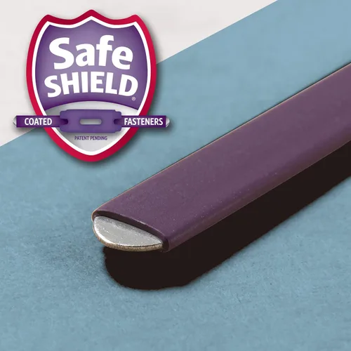 Vista 4 de Smead - Carpeta de archivo para clasificación, de cartón prensado, con sujetadores SafeSHIELD, 3 divisiones, expansores de 7.6 cm, tamaño carta, Azul