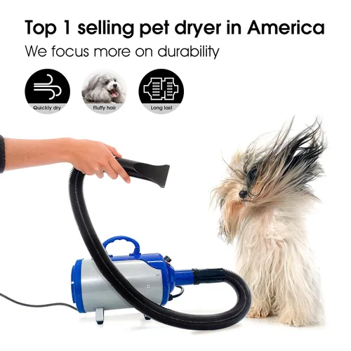 Vista 5 de SHELANDY Groomer Partner - Secador de aseo para mascotas con montaje en pared
