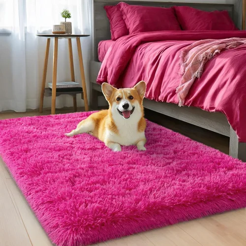 Vista 39 de qulint Alfombra negra para dormitorio, alfombra de área pequeña de 2 x 3 pies para habitación de niños, alfombra suave y mullida para sala de estar