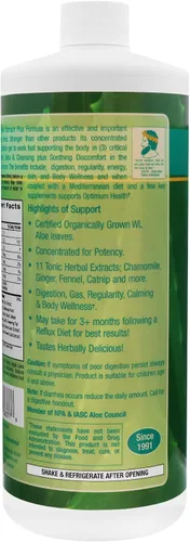 Vista 3 de Aloe Life - Fórmula Stomach Plus, tónico de acción rápida para niños, adultos y personas mayores, apoya la digestión saludable y ayuda a calmar