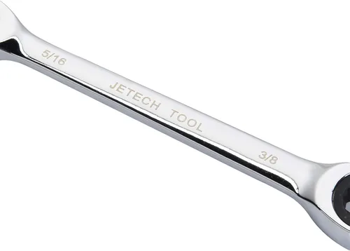 Vista 5 de Jetech Llave de trinquete de doble extremo de caja de 5/16" x 11/32", llave de trinquete SAE de 72 dientes, acero Cr-V forjado, resistente