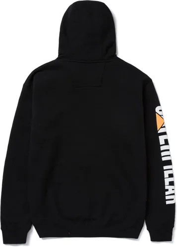 Vista 2 de CAT Workwear Sudadera con Capucha Caterpillar Trademark Banner para Hombre Negro