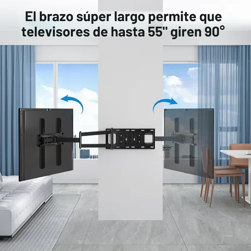Vista 3 de FORGING MOUNT - Soporte de pared para TV de esquina de brazo largo