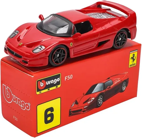 Vista 4 de Bburago Coche modelo de metal fundido a troquel a escala 1:64 de la serie Ferrari (430 Scuderia)