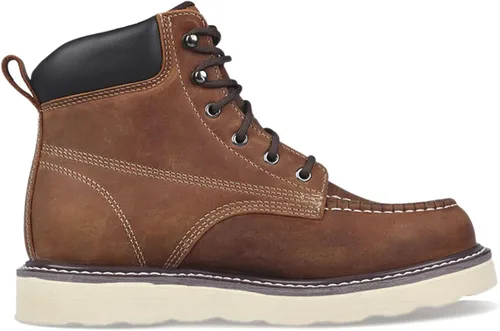 Vista 2 de Skechers Kadmiel - Botas de trabajo Bennot para hombre, marrón oscuro (Dark Brown Lariat)