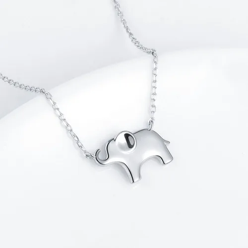 Vista 5 de ATHENAA Colgante con pulsera de plata de ley S925y dijes de elefante para mujer.