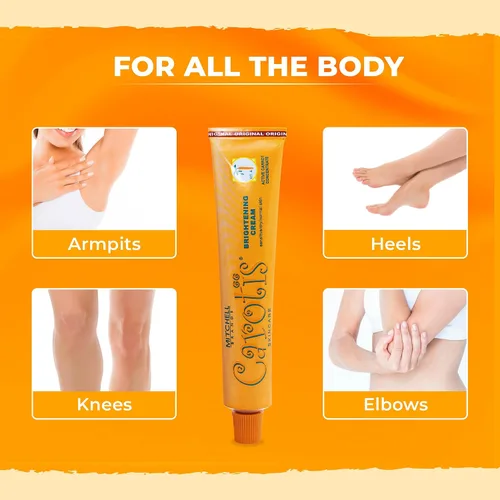 Vista 3 de CAROTÏS, Crema iluminadora para la piel 1.7 onzas líquidas / 1.76 oz Ayuda a eliminar pigmentos en: cara, rodillas, cuerpo, axilas y áreas