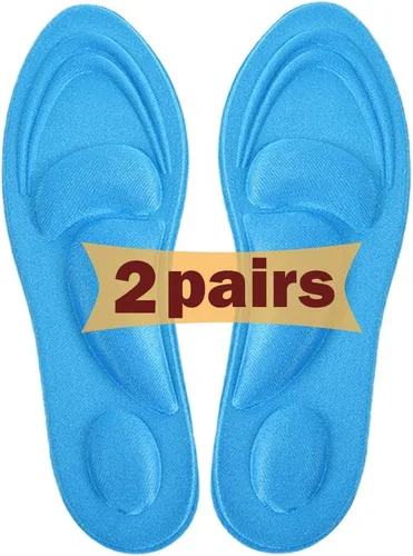Vista 9 de Plantillas para zapatos, plantillas de zapatos para mujer, plantillas de tacón alto, (2 pares beige) insertos de cojín de zapatos transpirables