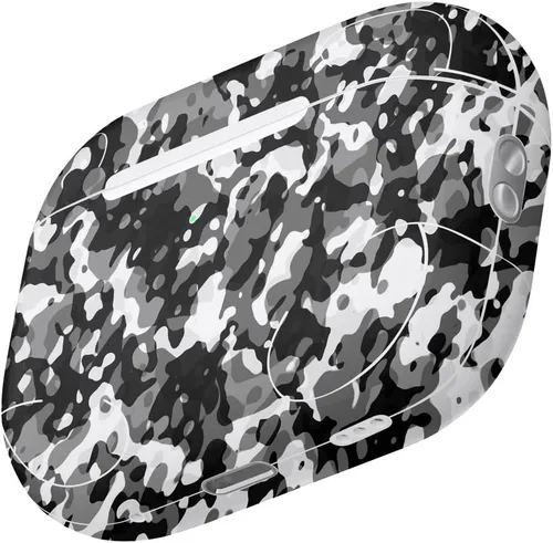 Vista 3 de MightySkins - Fundas compatibles con Apple AirPods Pro 2 - Negro Modern Camo Funda protectora de vinilo duradera y única Fácil de aplicar
