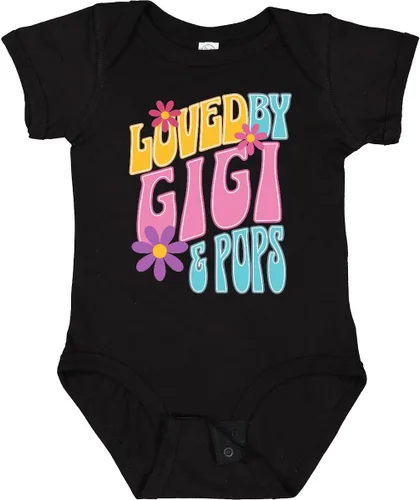 Vista 19 de inktastic Gigi and Pops Love Me - Body de bebé para nieta