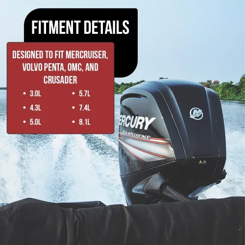 Vista 3 de Bobina de encendido para motores marinos MerCruiser Volvo Penta OMC 3.0L 4.3L 5.0L 5.7L 7.4L 8.1L 8.2L Mercury 817378T 898253T27, Volvo Penta