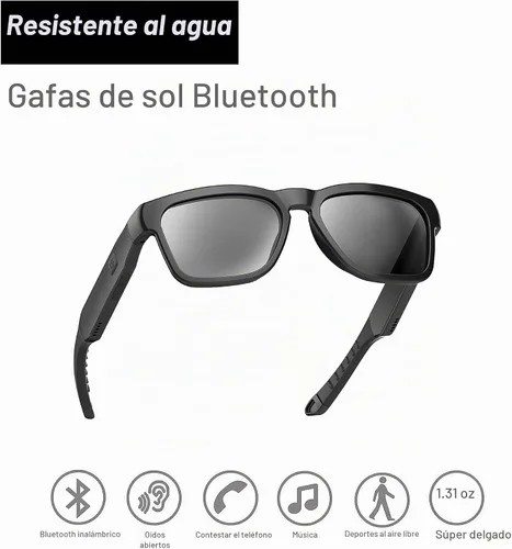 Vista 2 de OhO Bluetooth Audio Sunglasses, Lightweight Sport Glasses, 10H Playtime, UV400 ANSI Z87.1, Water Resistant with Voice Control