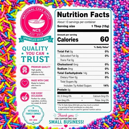 Vista 2 de NCS Gránulos comestibles en forma de pelota de fútbol – Decoración para cupcakes y galletas en blanco y negro, 7 onzas