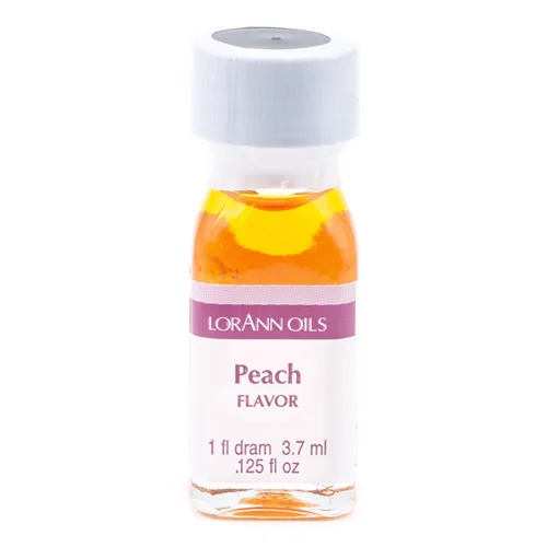 Vista 3 de LorAnn Peach SS Flavor, 1 botella de dram (0.0125 fl oz - 0.1 fl oz - 1 cucharadita)