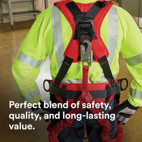 Vista 3 de 3M Protecta PRO 1340161 - Cordón de absorción de impactos 100% elástico, gancho a presión en el centro, ganchos de acero para barras de refuerzo