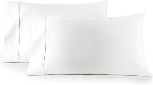 Vista 14 de 2 piezas con conjunto de fundas de almohada colección HC, 1500 hilos contados de calidad egipcia (muchos tamaños y colores). Camel