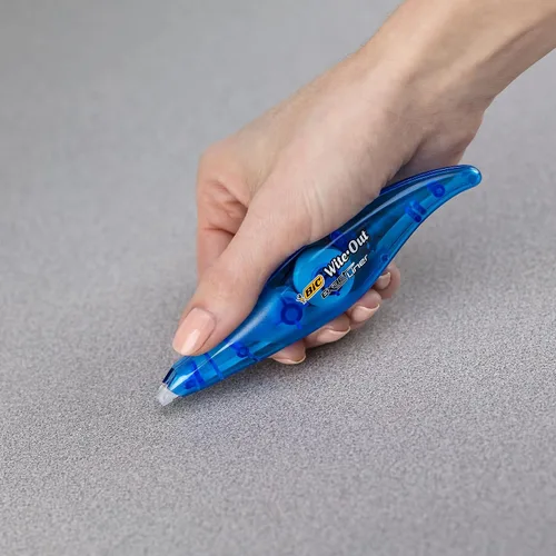 Vista 6 de BIC Wite-Out Brand Exact Liner Cinta correctora, 19.6 pies, color blanco, 10 unidades Fast, Clean, And Easy to Use Tear-Resistant for Smooth